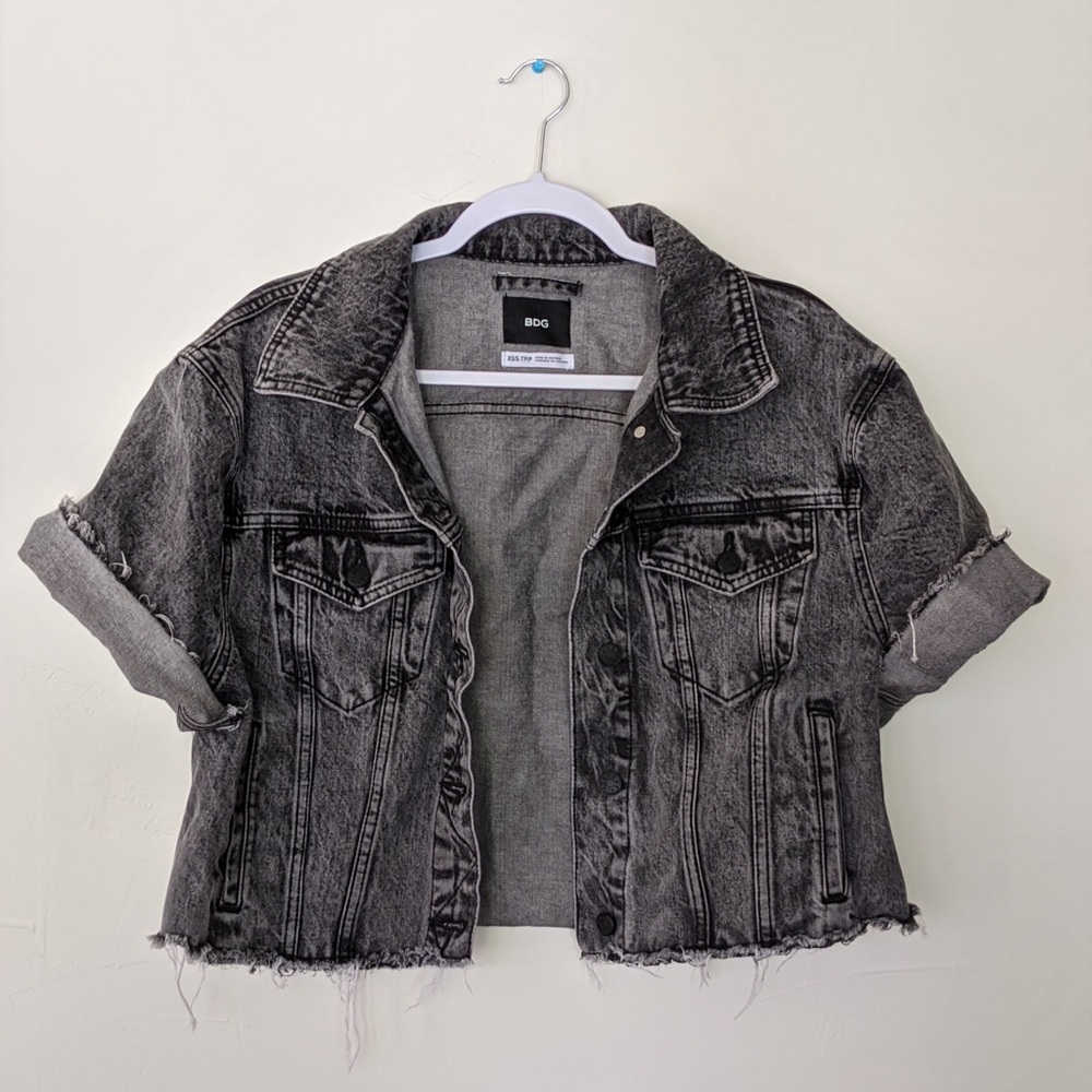 BDG denim crop top